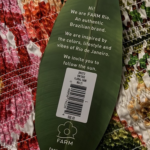 Farm Rio Tank NWT - Picture 2 of 3